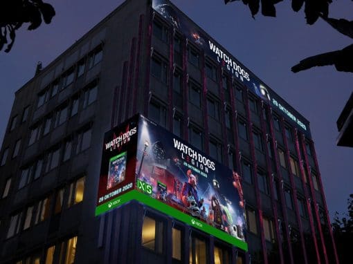 Ubisoft | Digitalt materiale til storskærme i hele Norden