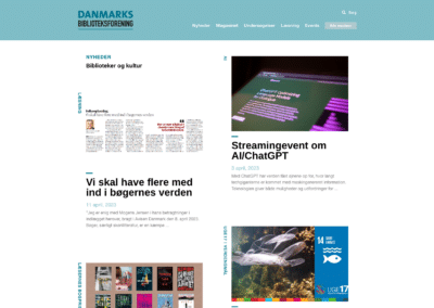 Danmarks Biblioteksforening | Migrering fra Drupal til WordPress og redesign